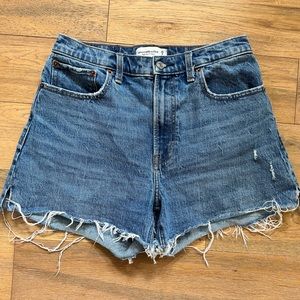 Abercrombie & Fitch High Rise Curve Love Shorts, Size 28/6